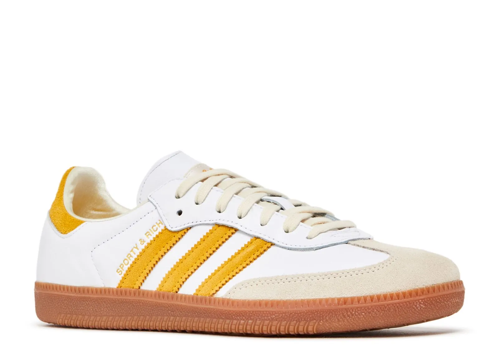 Adidas Samba Sporty & Rich White Bold Gold buckle Route Trek