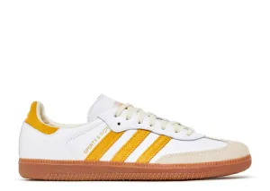 Adidas Samba Sporty & Rich White Bold Gold School Pace Fitness Ready