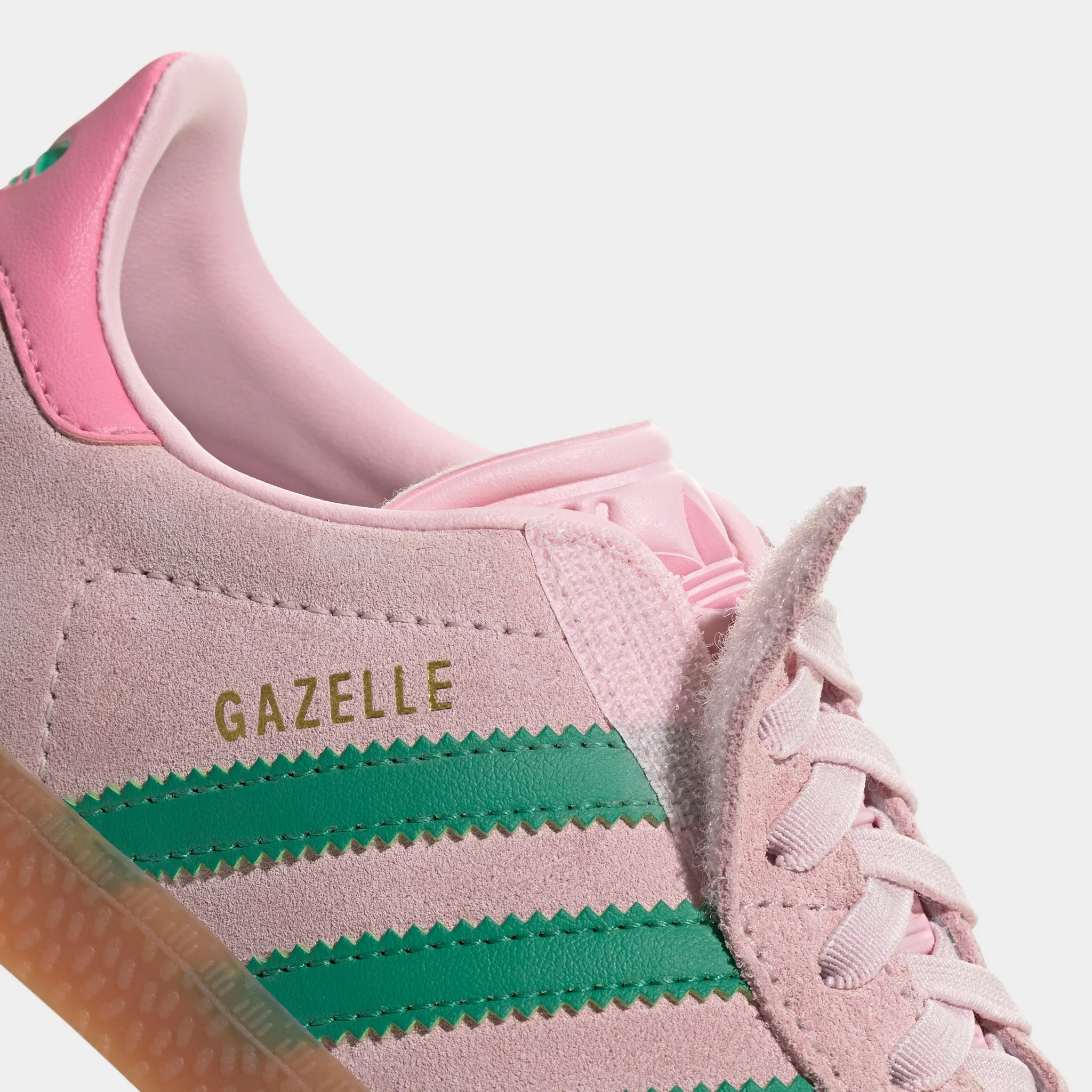 Comfort Fit Desert Cool adidas Originals Children's Gazelle Pink / Green - Gum