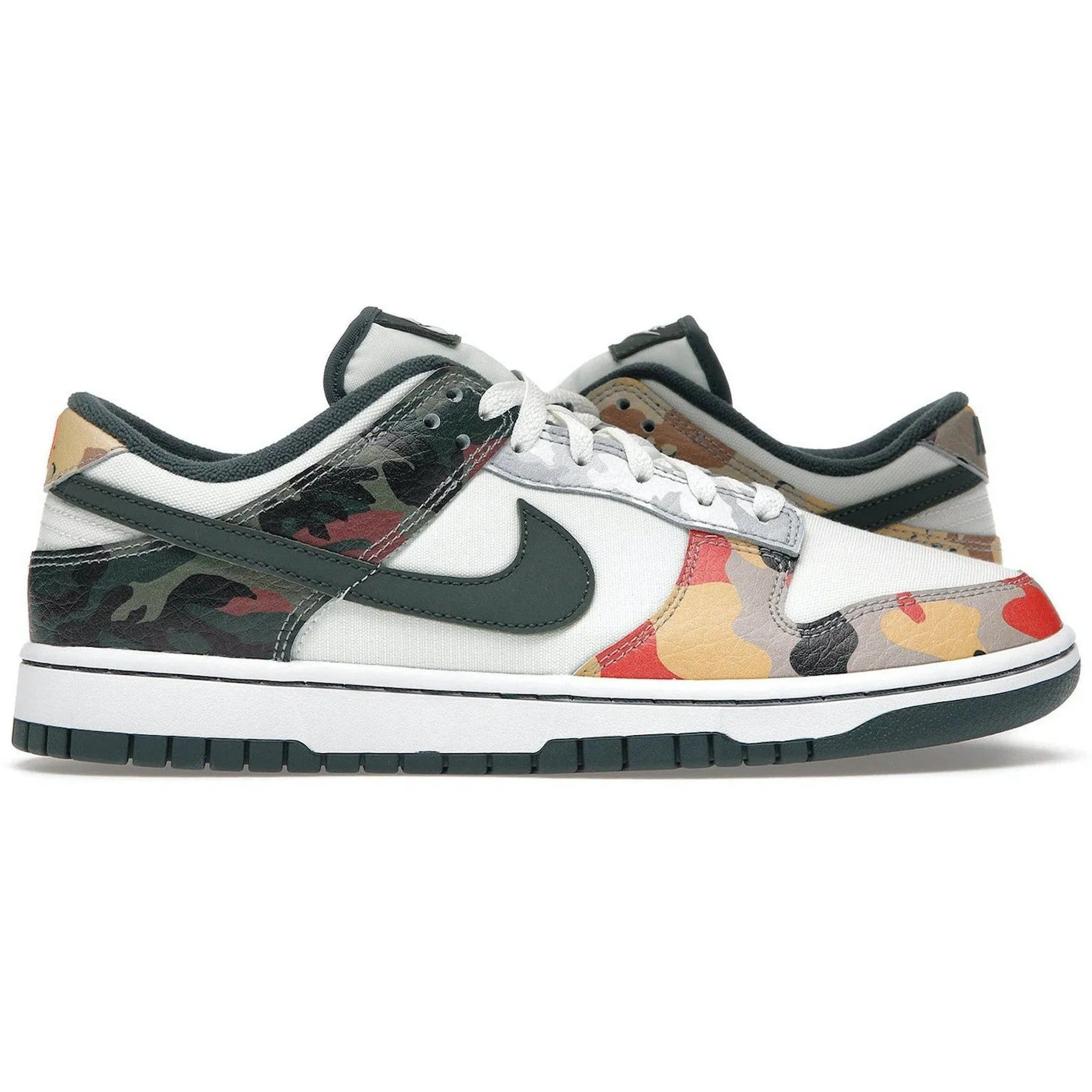 Nike Dunk Low SE Sail Multi-Camo Warm Liner
