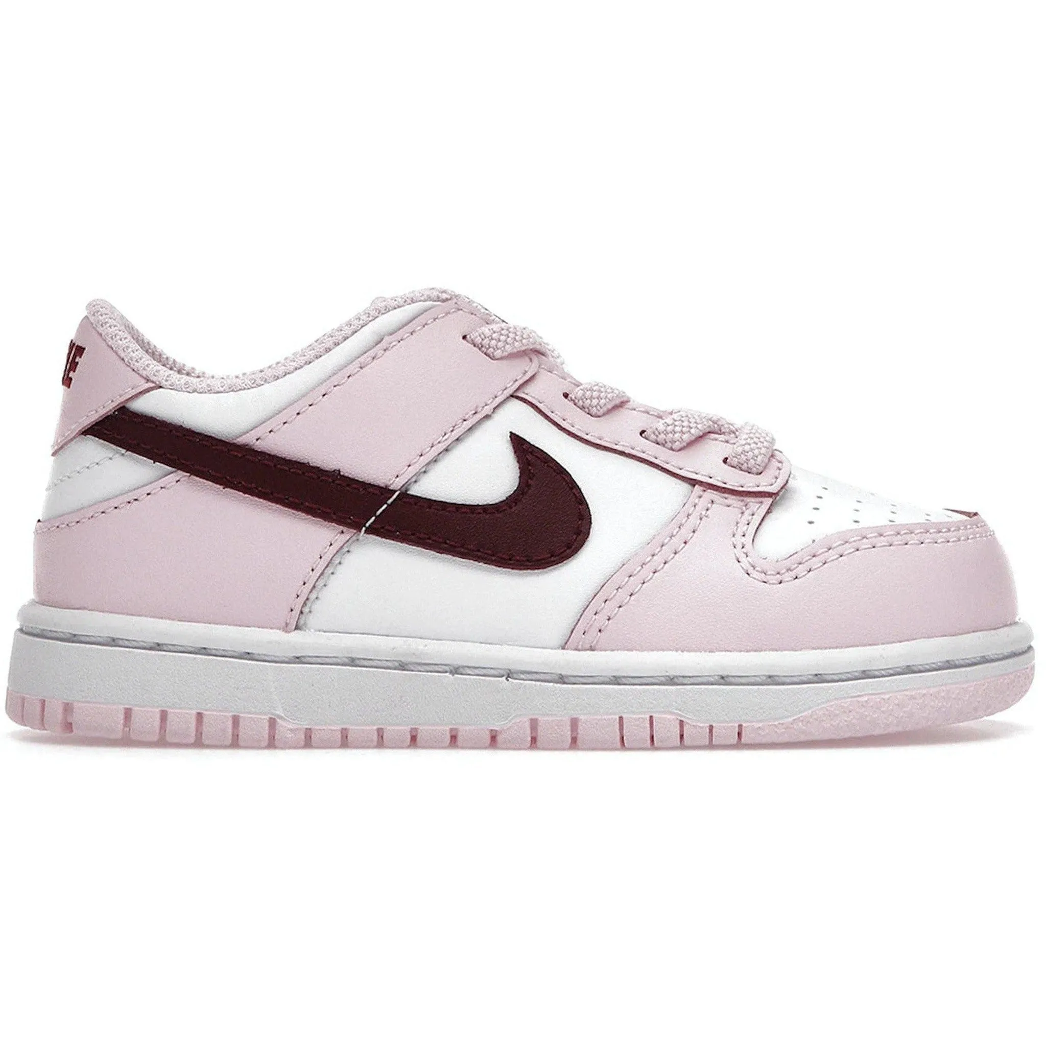 Route Walk Nike Dunk Low Pink Red White (TD)