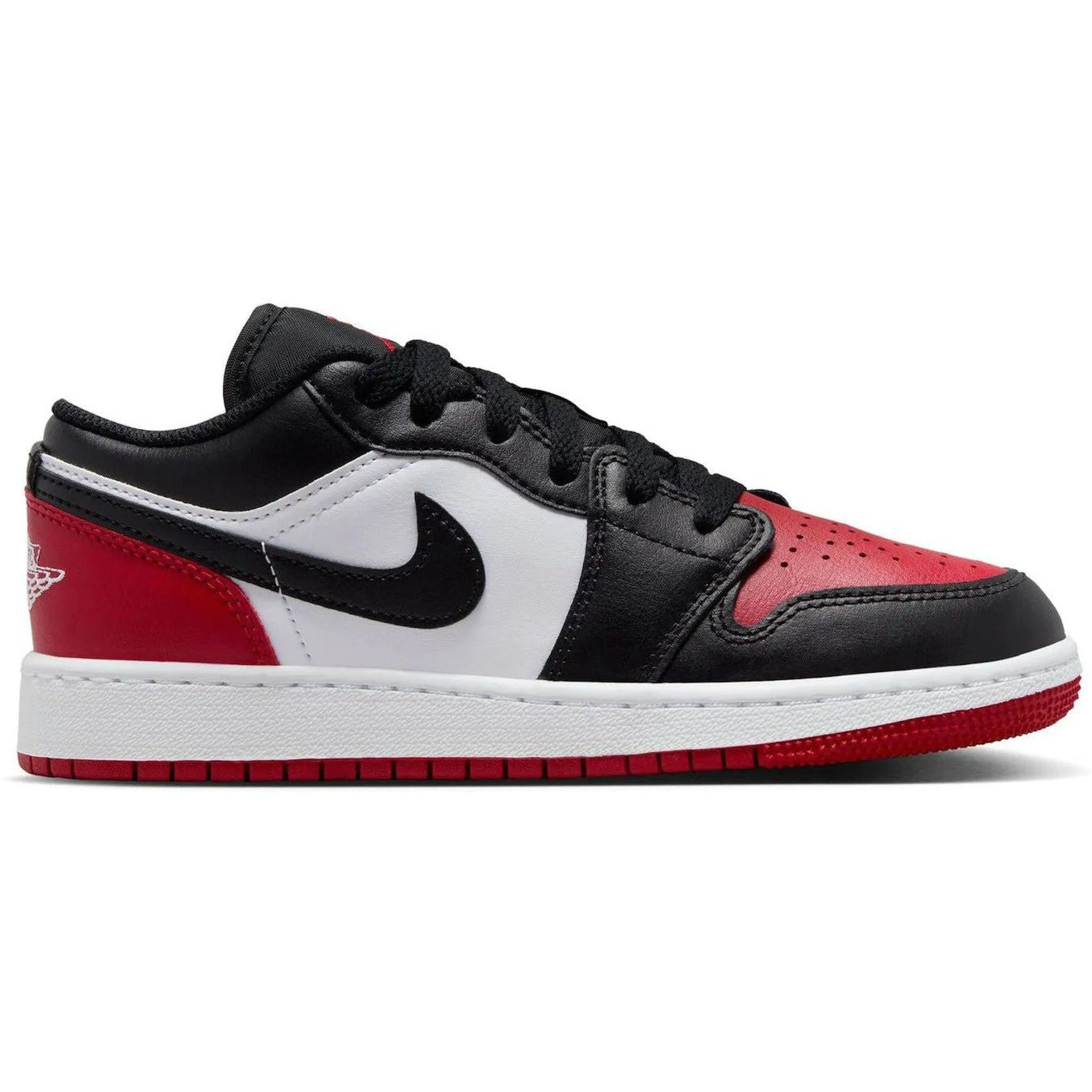 Jordan 1 Low Bred Toe 2.0 (GS) Airport Travel