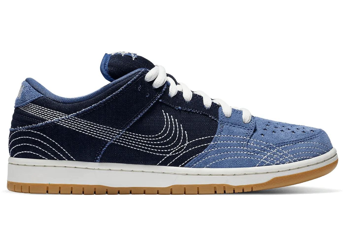 Feet Relief Morning Walk Nike SB Dunk Low Denim Sashiko