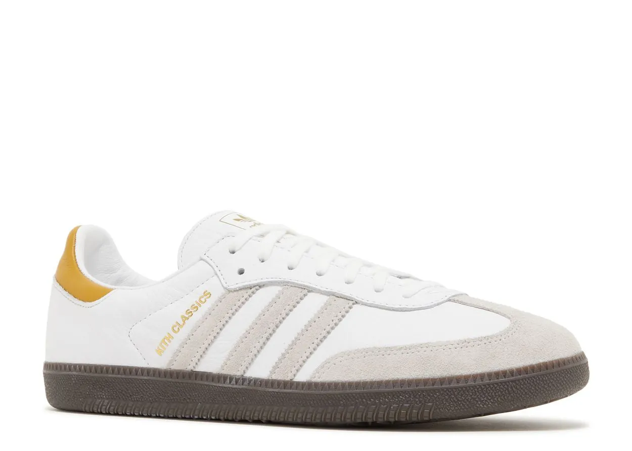 Adidas Samba OG Kith Classics White Mango simple design Summit Hike