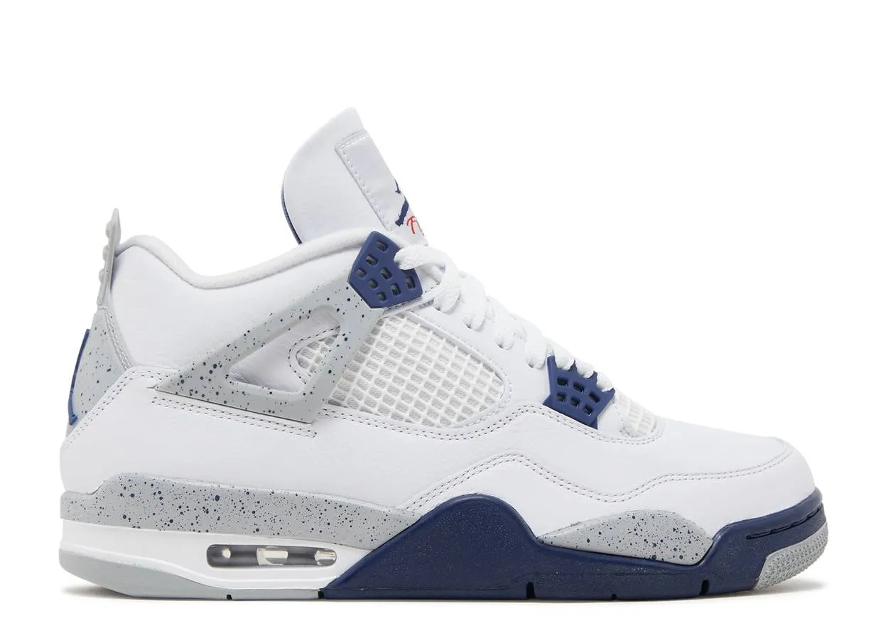 Air Jordan 4 Midnight Navy Active Lifestyle Cushioned Support