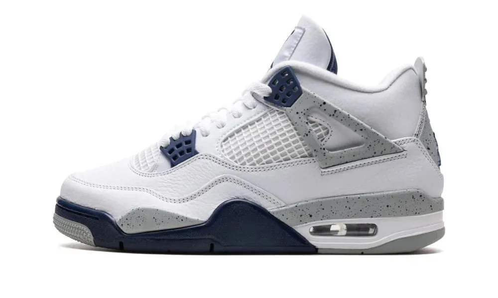 Air Jordan 4 Midnight Navy Clean Shape