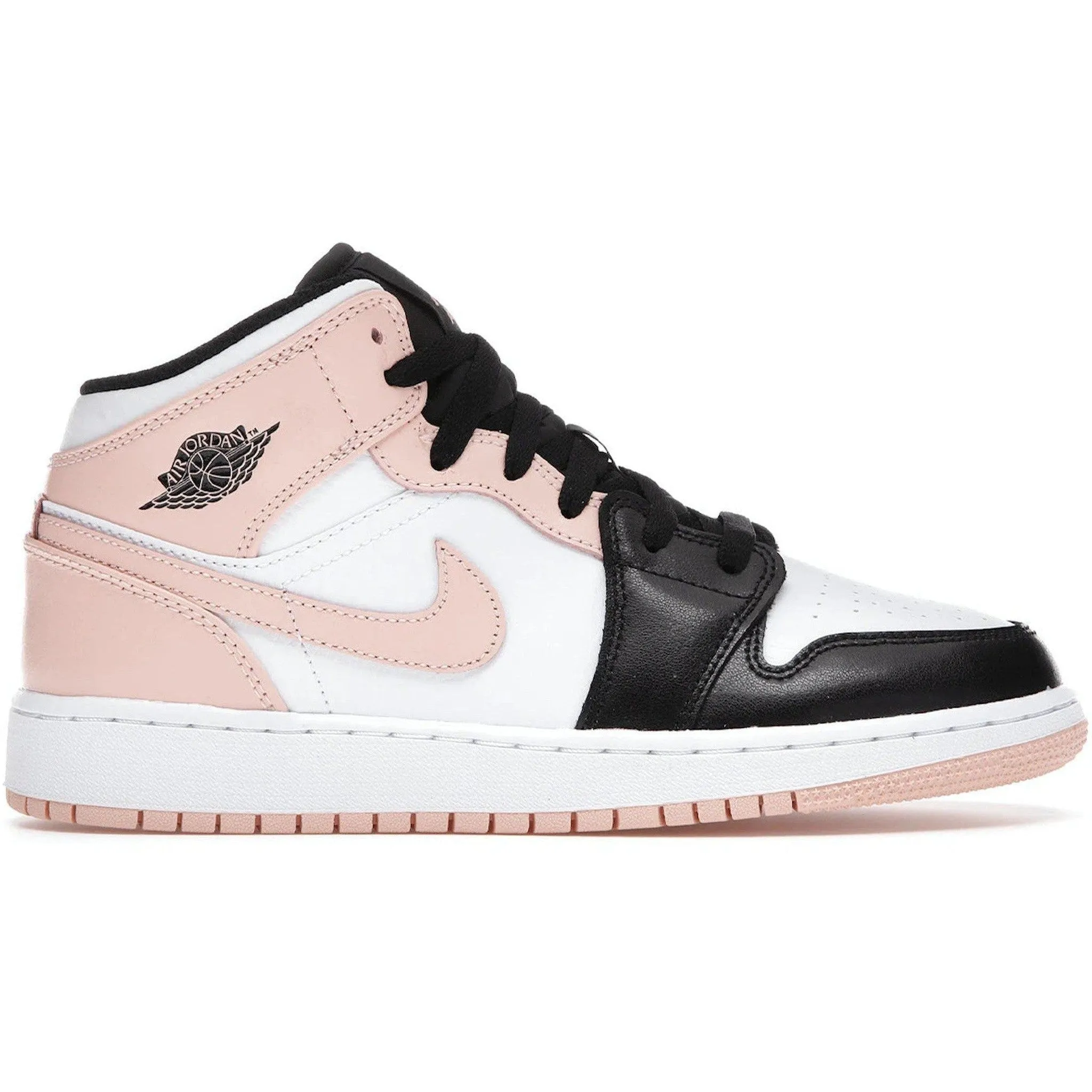Jordan 1 Mid Arctic Orange Black Toe (GS) Trail Ease