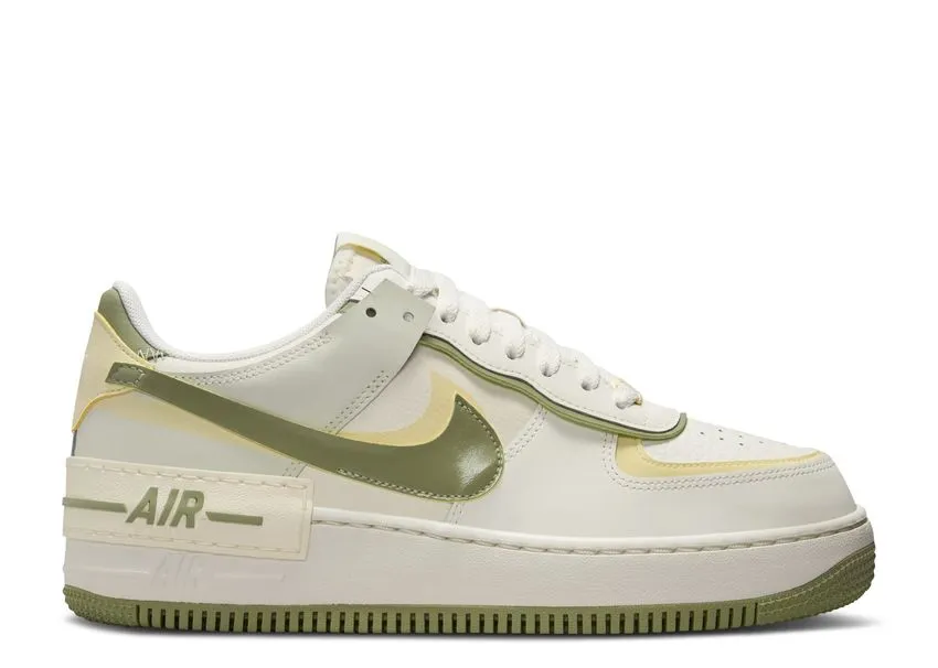 Comfortable Footbed Nike Air Force 1 Low Shadow Pale Ivory Oil Green
