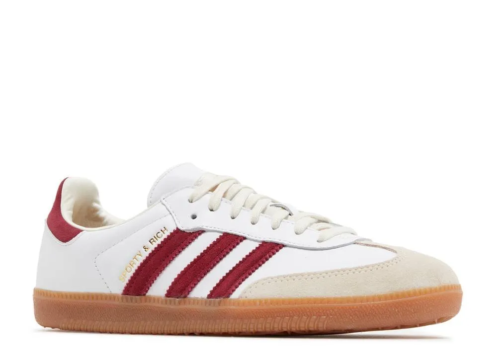 Timeless Style Adidas Samba OG Sporty & Rich White Core Burgundy