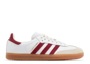 Adidas Samba OG Sporty & Rich White Core Burgundy Balanced Form Tree Step