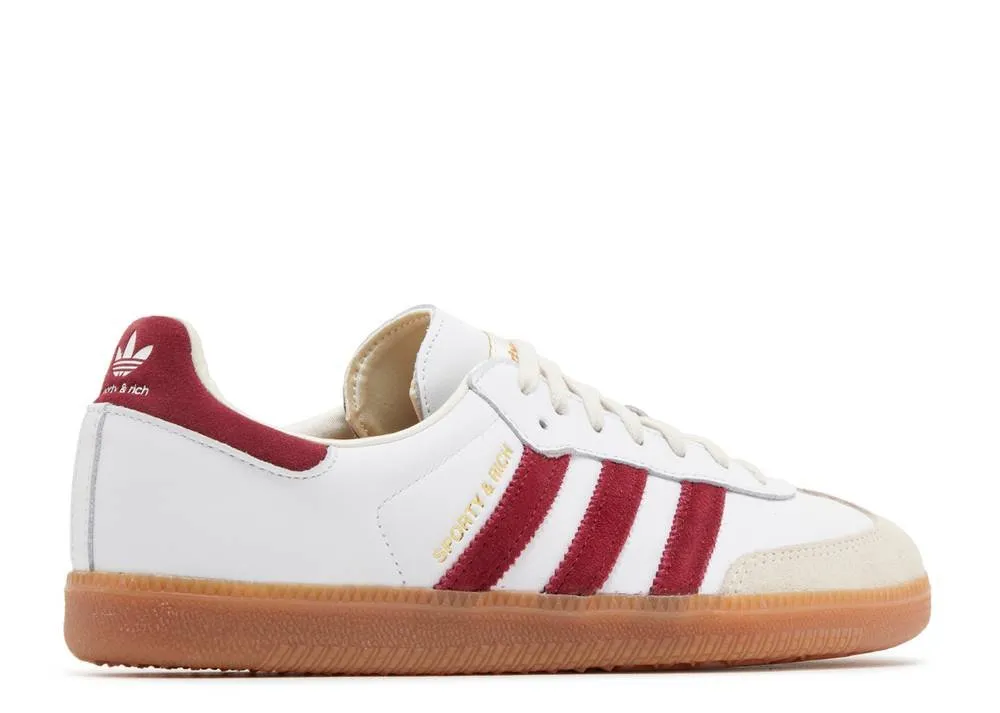 Support Zone Support Zones Adidas Samba OG Sporty & Rich White Core Burgundy