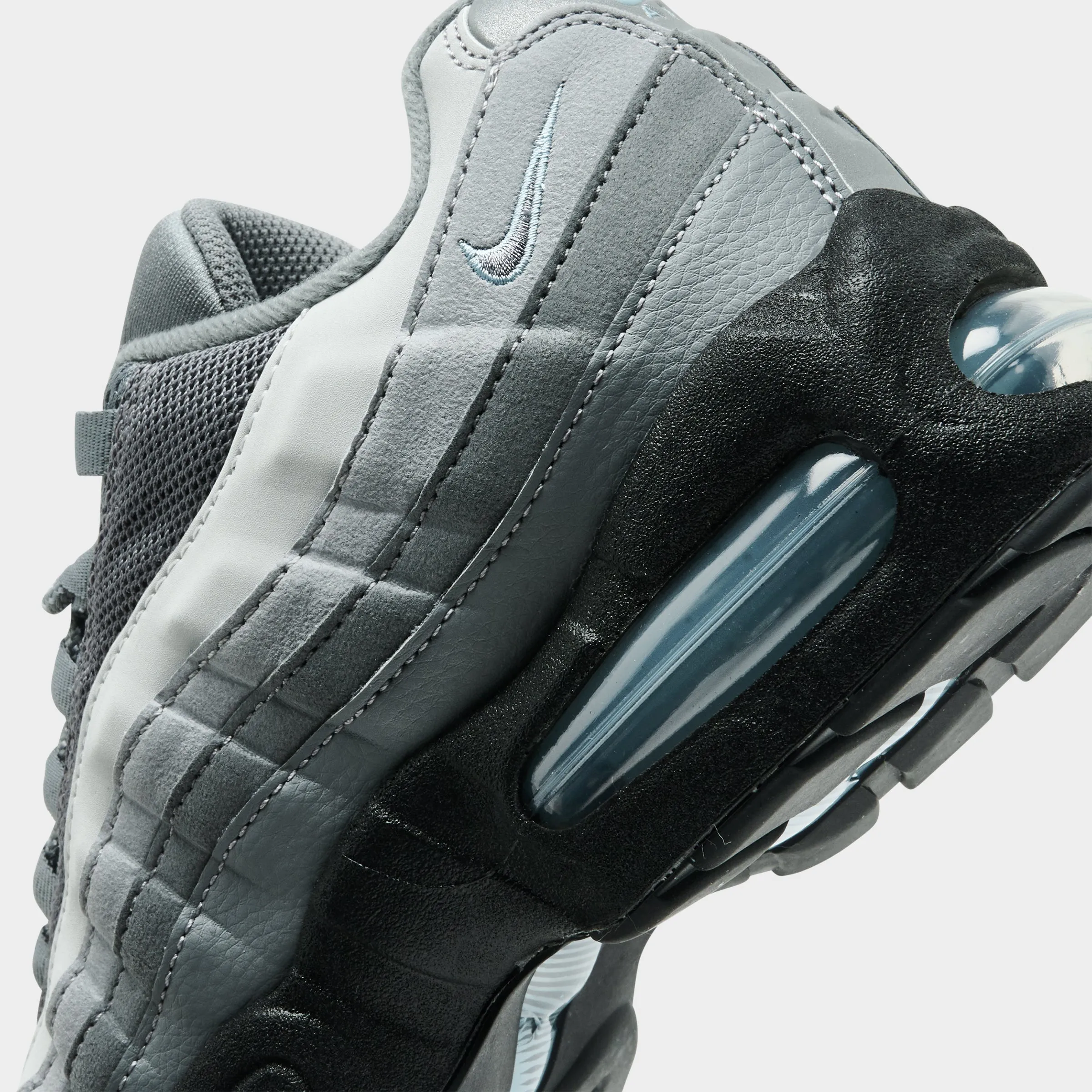 Nike Air Max 95 GS Cool Grey / Psychic Blue Wide toe box