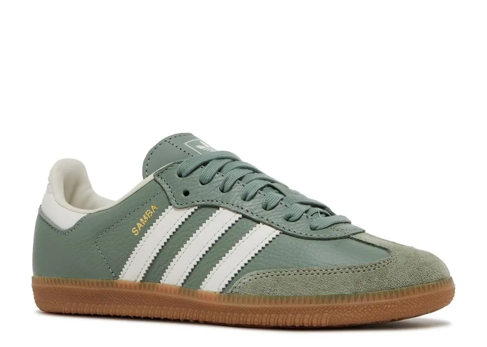 Show Time Soft foam Adidas Samba OG Silver Green Gum