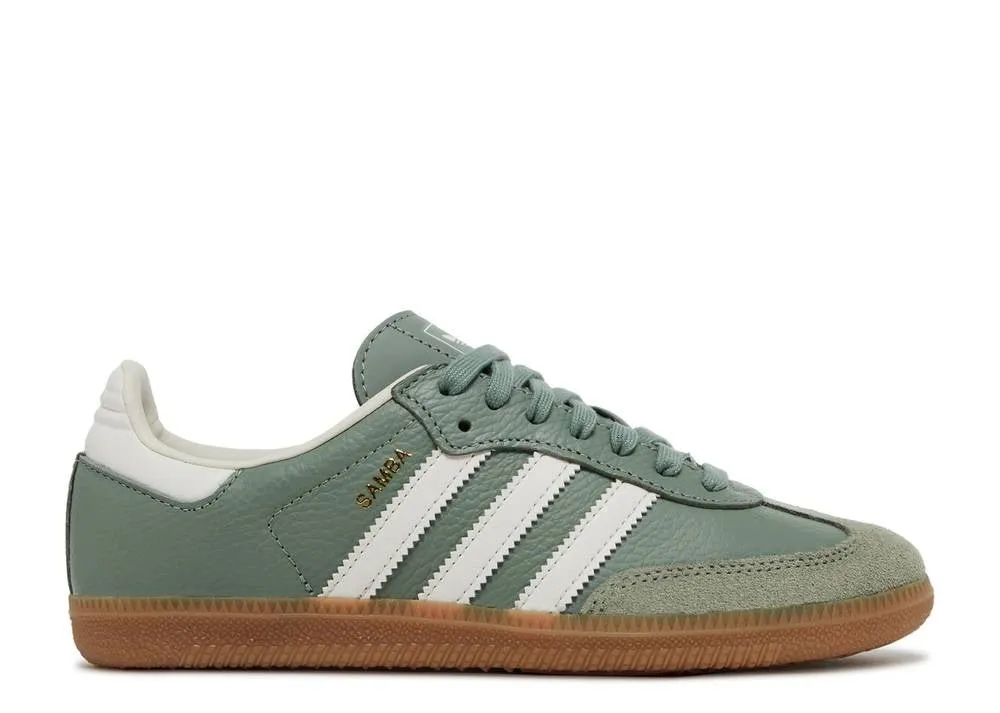 Active Feet Adidas Samba OG Silver Green Gum