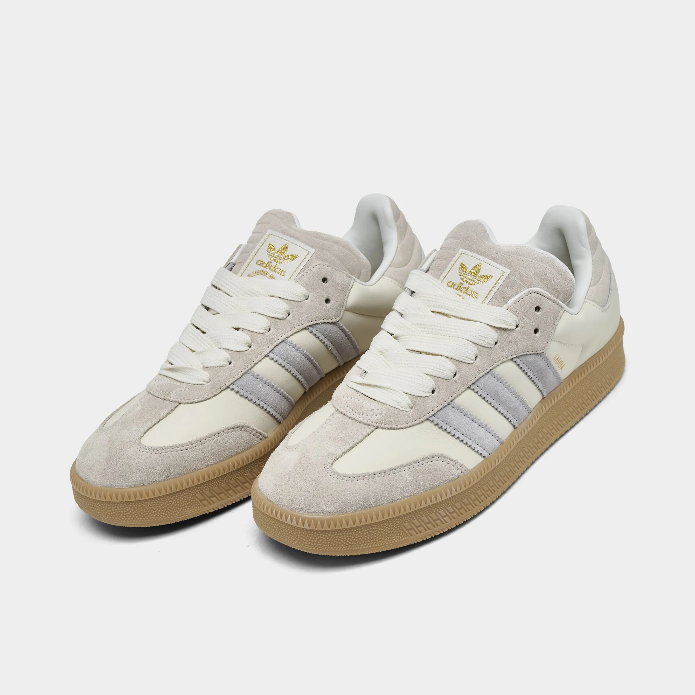 adidas Samba XLG White / Grey Durable outsole Court Grip
