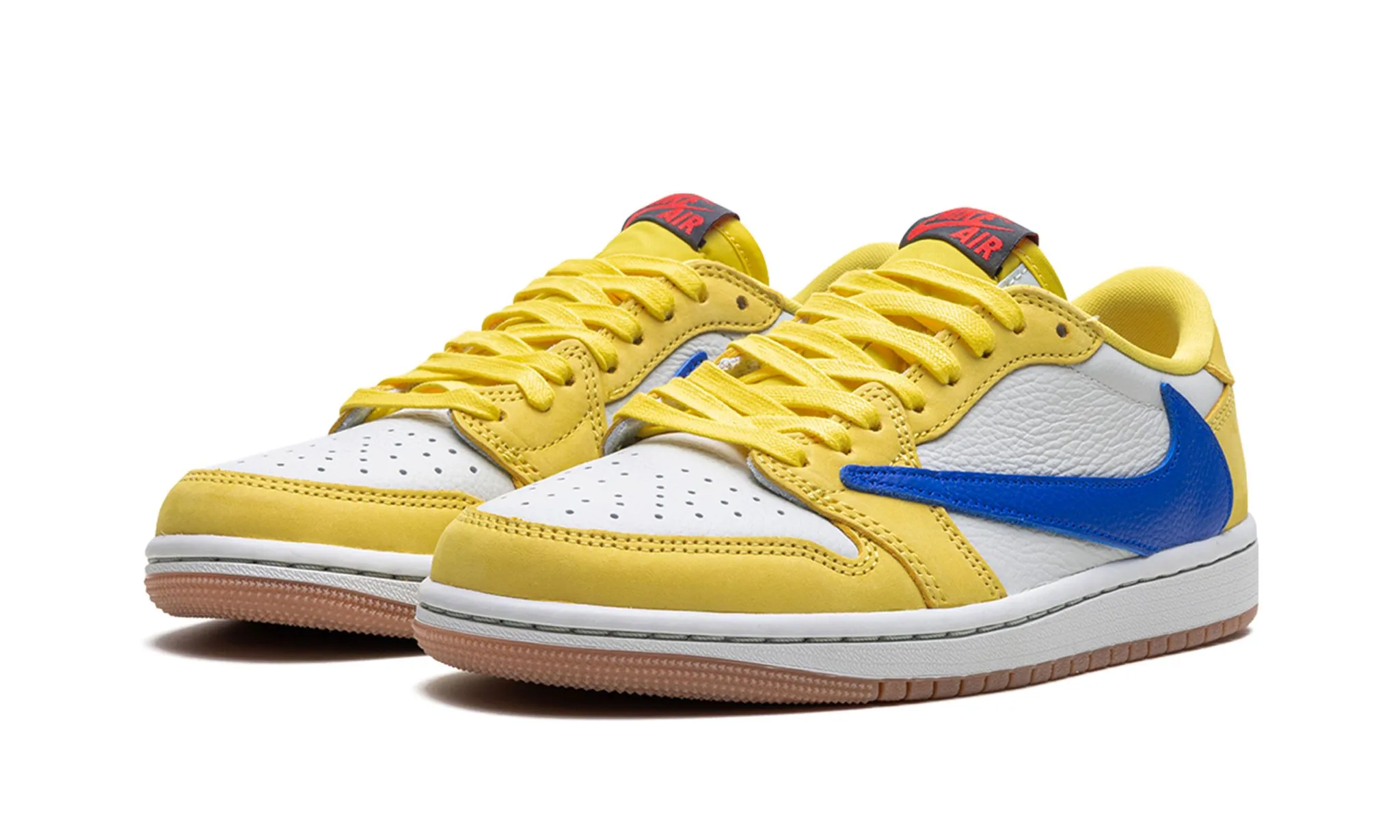 Desert Cool Day Long Travis Scott x Wmns Air Jordan 1 Retro Low OG SP 'Canary'