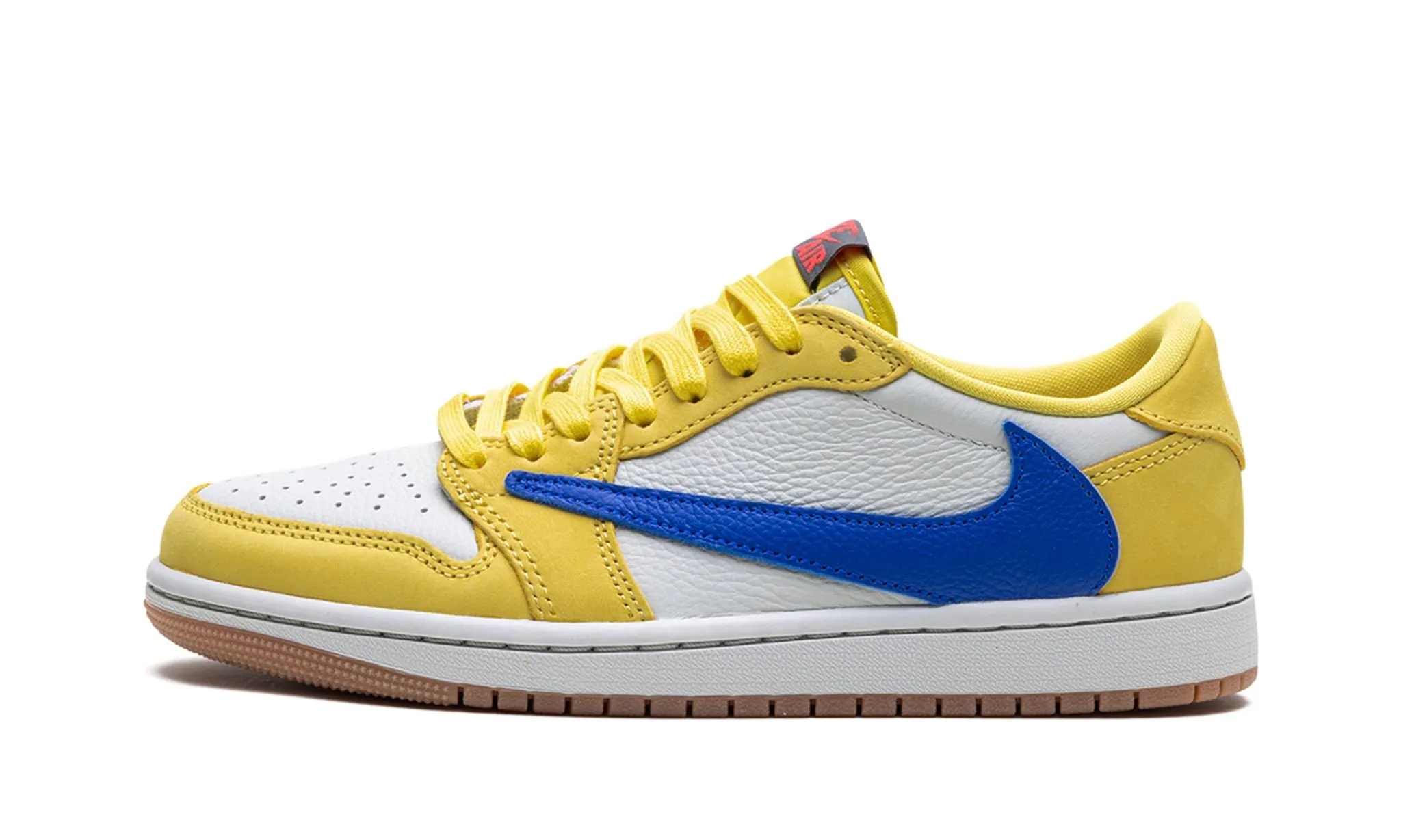 Travis Scott x Wmns Air Jordan 1 Retro Low OG SP 'Canary' shape fit