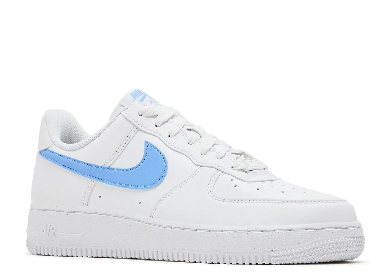 Thick sole Nike Air Force 1 Low '07 White University Blue