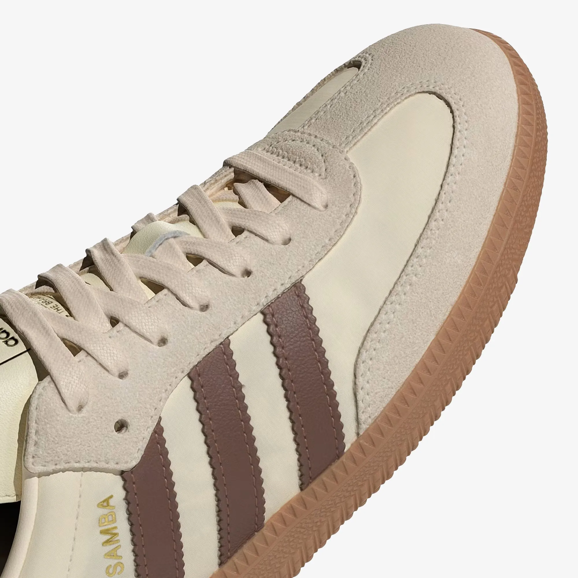 Heavy Stride ADIDAS ORIGINALS | SAMBA OG SHOES { CREAM WHITE / PRELOVED BROWN / WONDER WHITE