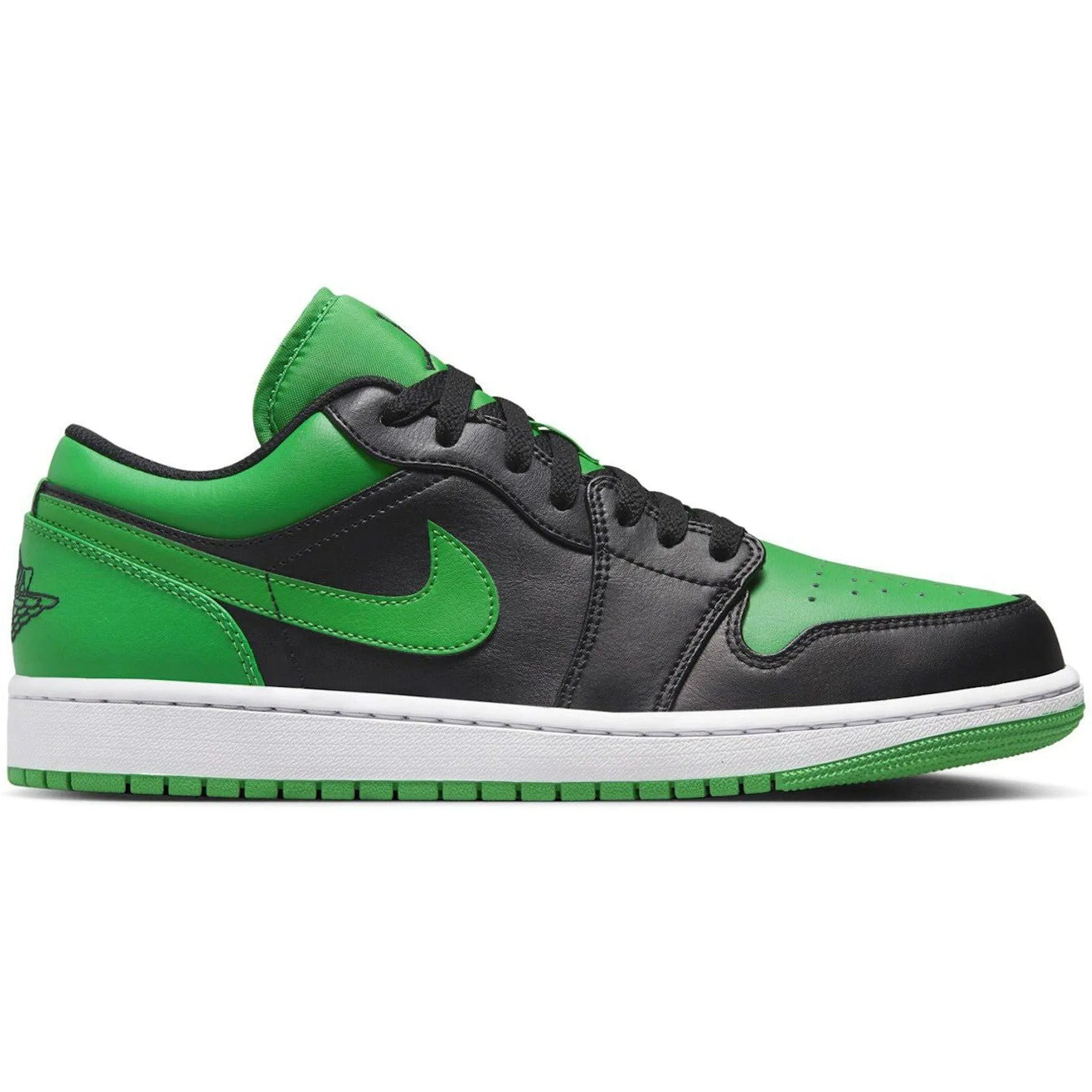 Jordan 1 Low Lucky Green PU material Skip Step