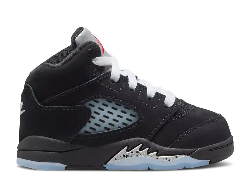 Air Jordan 5 Retro OG Black Metallic Reimagined (TD) Quick Start Comfy Walk