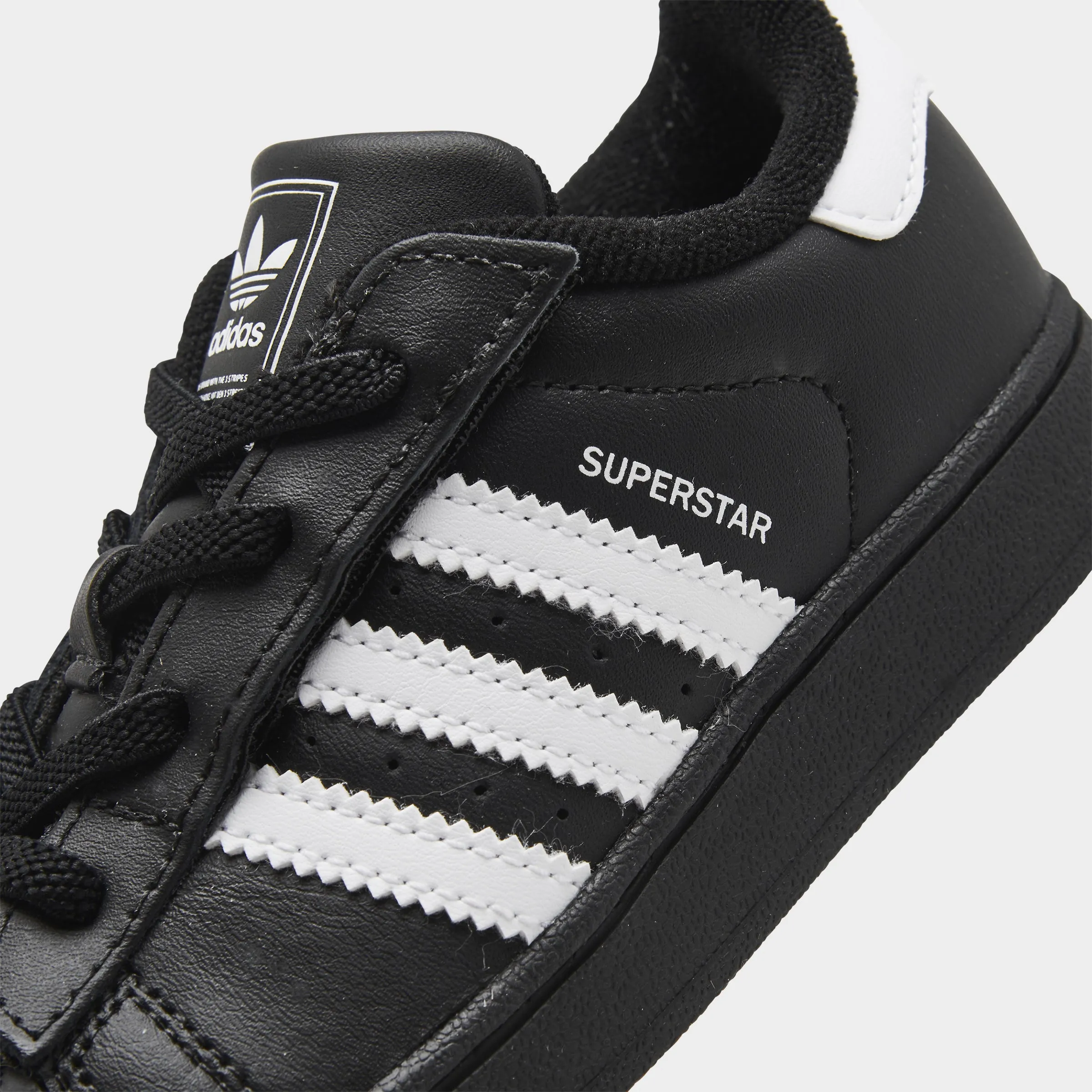 adidas Infants' Superstar II Black / White Family Fit Ankle Support