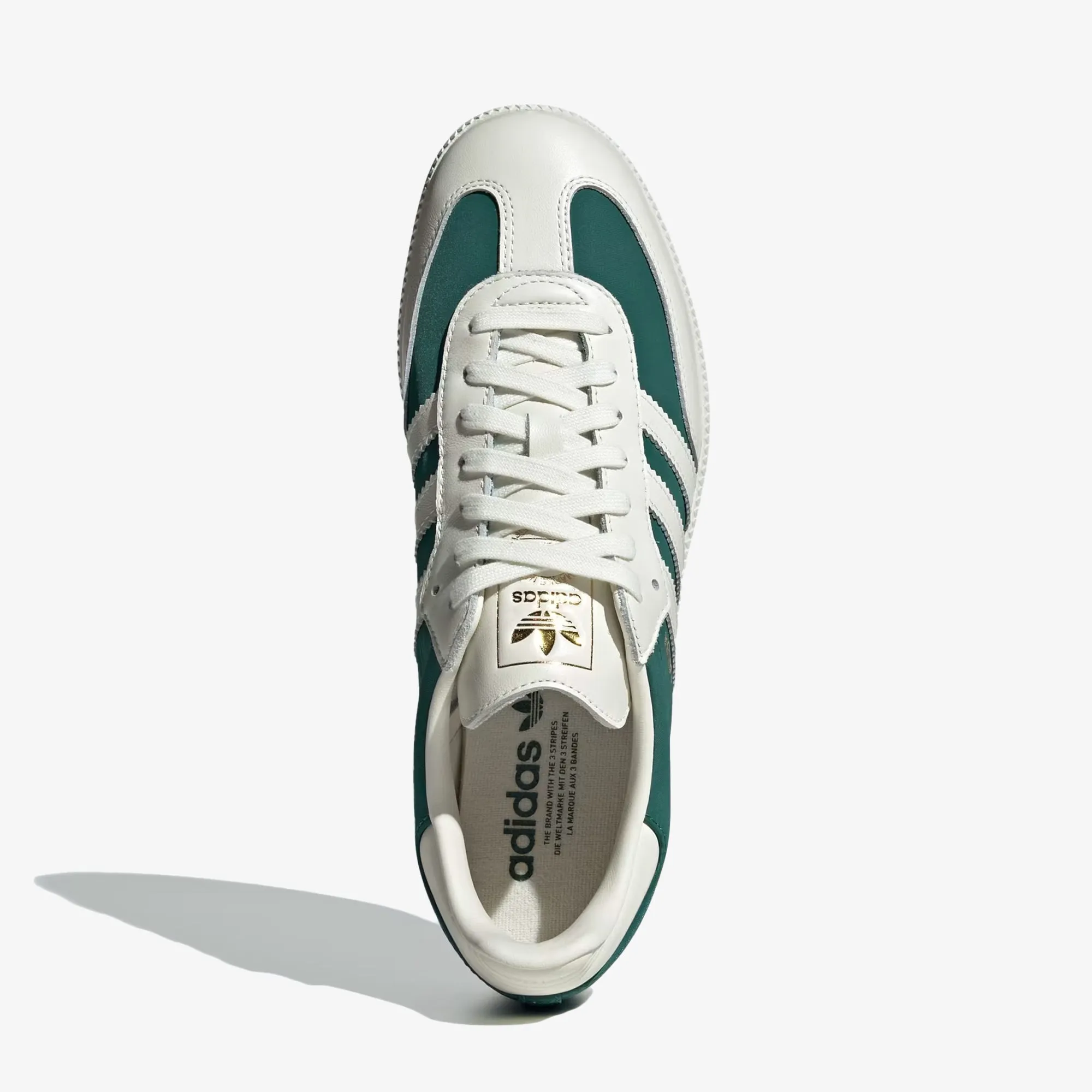ADIDAS ORIGINALS | SAMBA OG { OFF WHITE/COLLEGIATE GREEN Sport Street