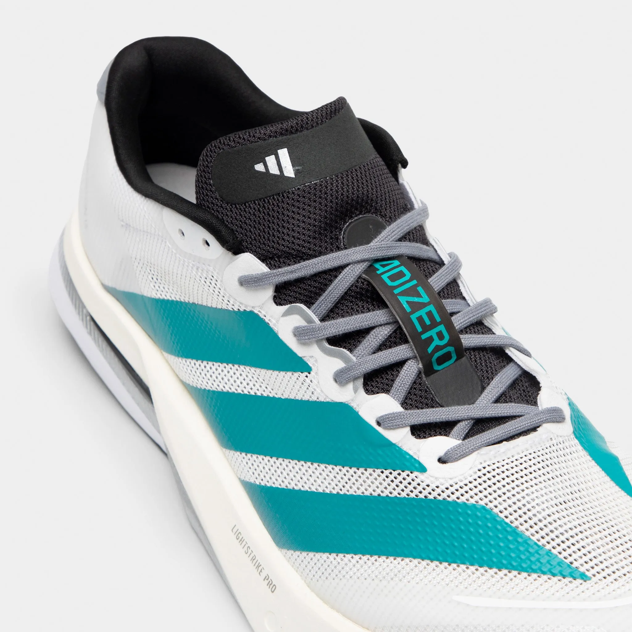 Buckle Fit adidas Adizero Boston 13 White / Pure Tea - Grey