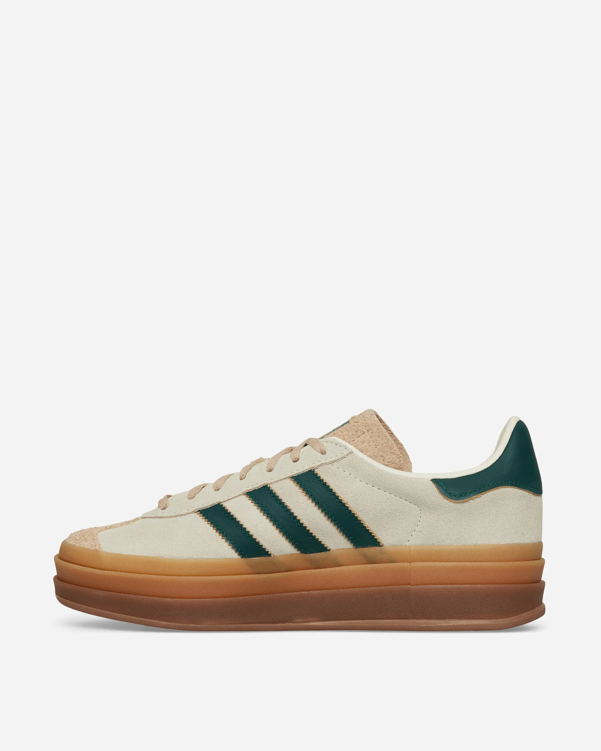 Dream Path group walk Women's Gazelle Bold Sneakers Cream White / Collegiate Green