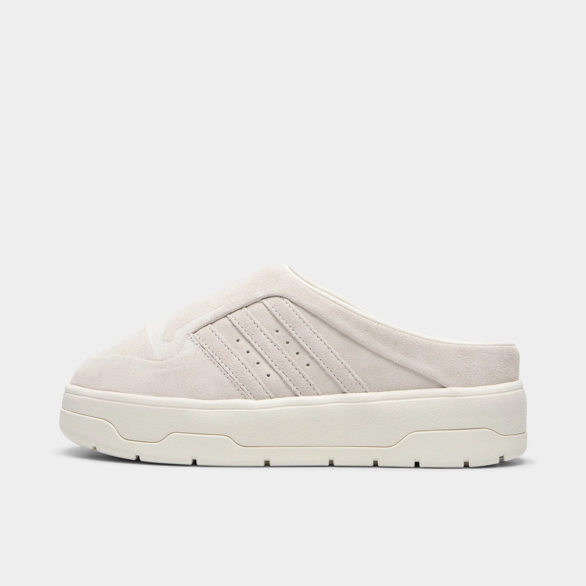 adidas Women's Rivalry Mule Cloud White / Green - Off White Daily Comfort Rock Path