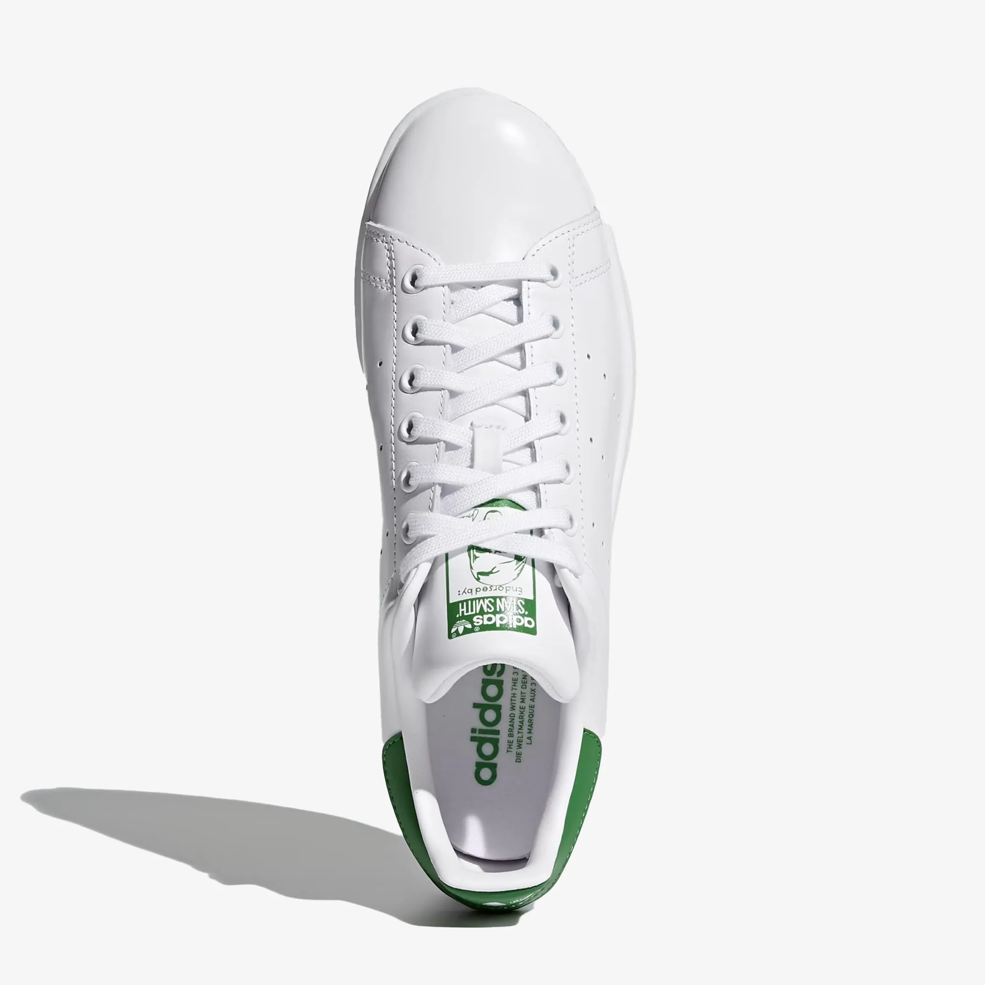 ADIDAS ORIGINALS | STAN SMITH { CLOUD WHITE/CORE WHITE/GREEN True Comfort