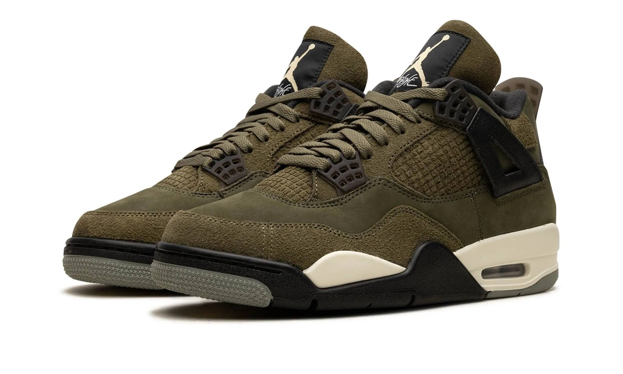 light texture Air Jordan 4 Retro SE Craft Medium Olive