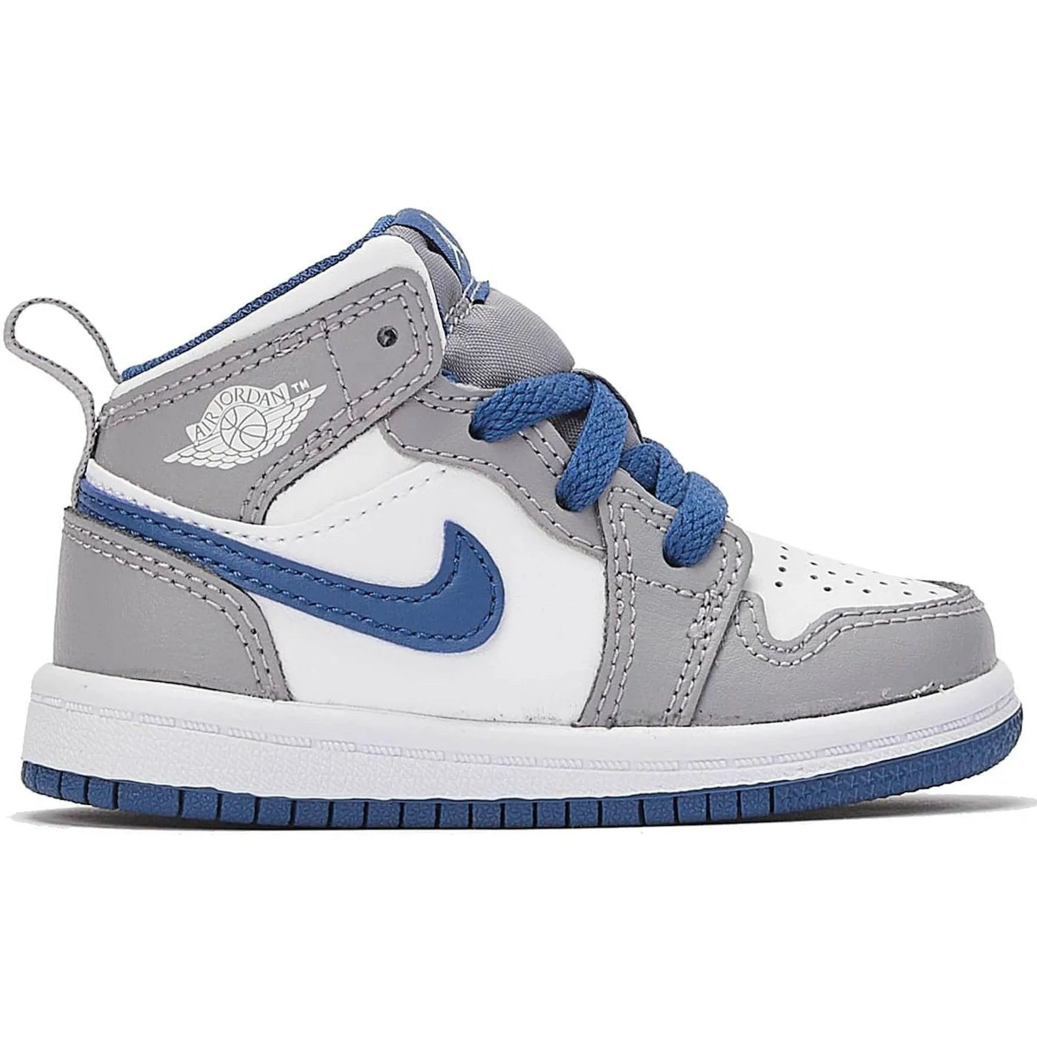 Jordan 1 Mid True Blue Cement (TD) Outdoor Sport