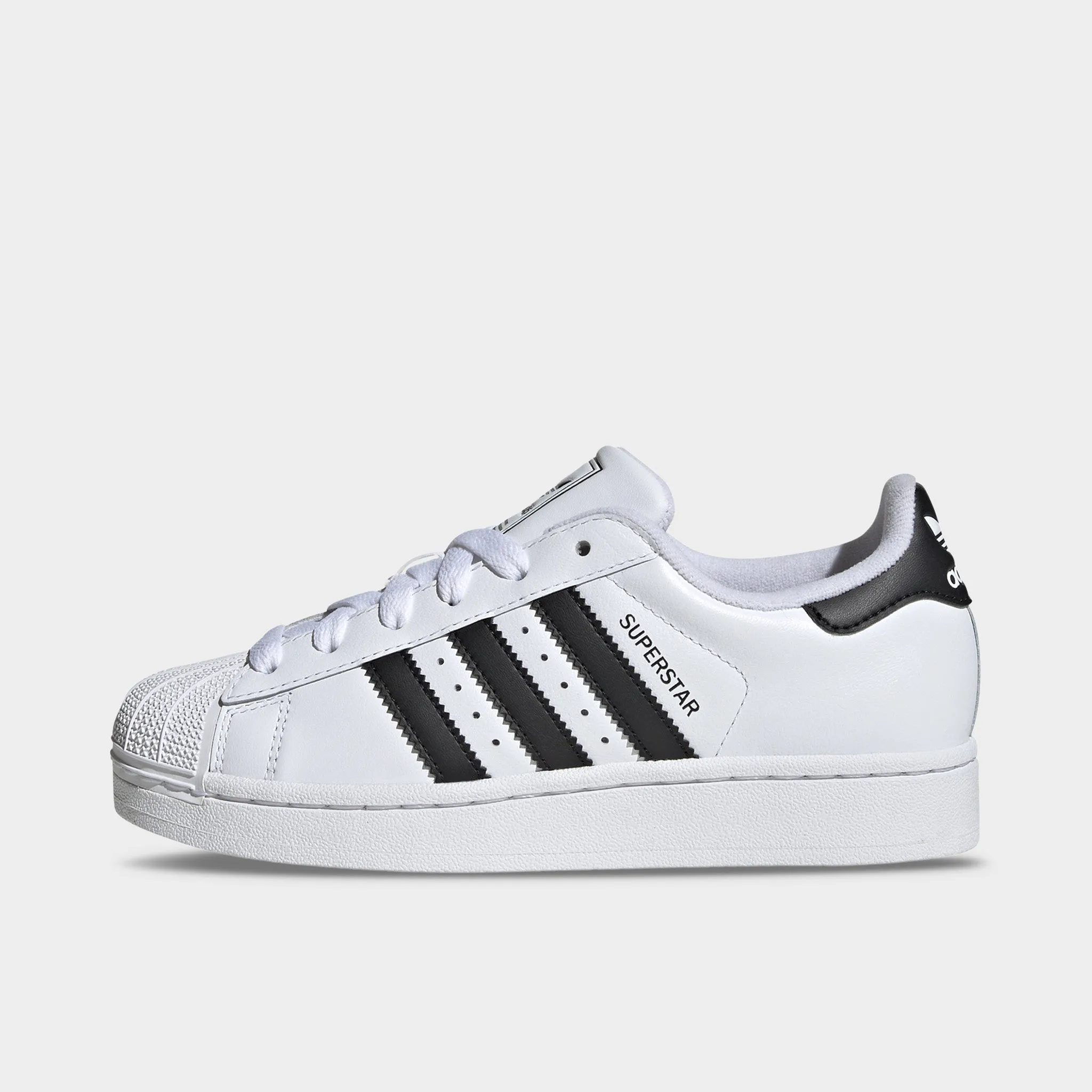 Flexible Fit Heel Safe adidas Juniors' Superstar II Footwear White / Core Black