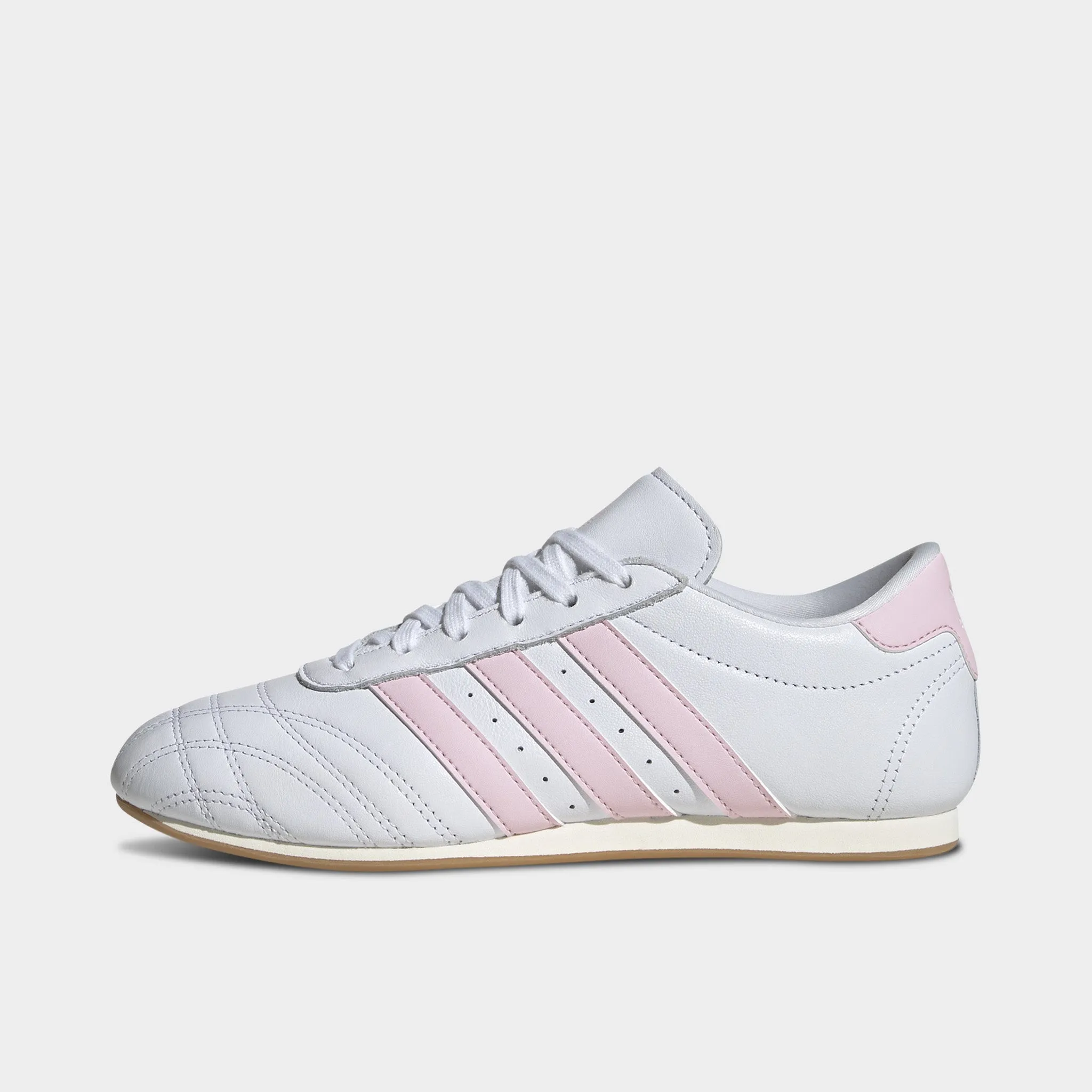adidas Women's Taekwondo Lace White / Cloud Pink - Gum Street Mood Polish Look