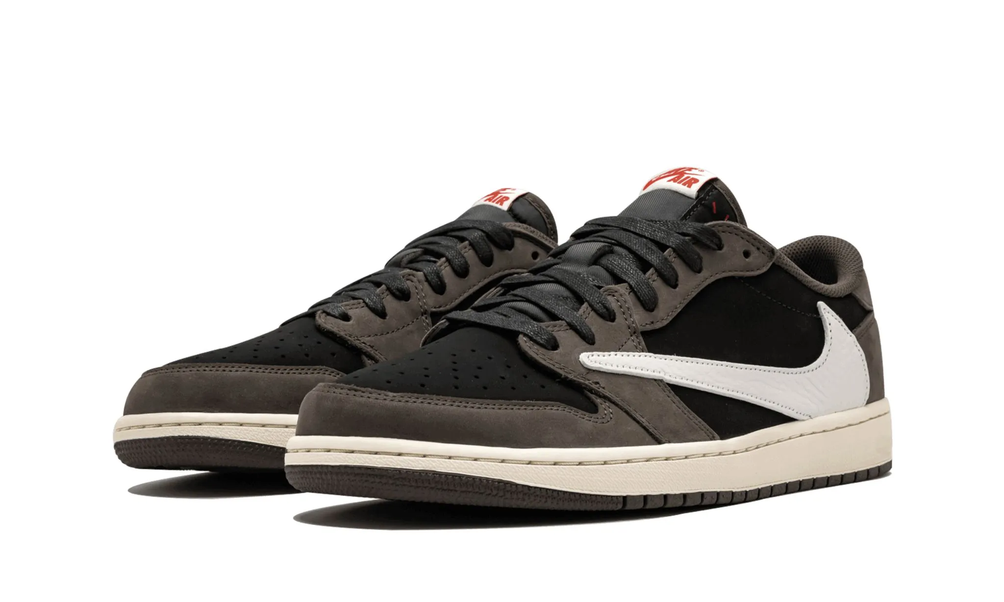 Track Run mud proof Travis Scott X Air Jordan 1 Low Mocha