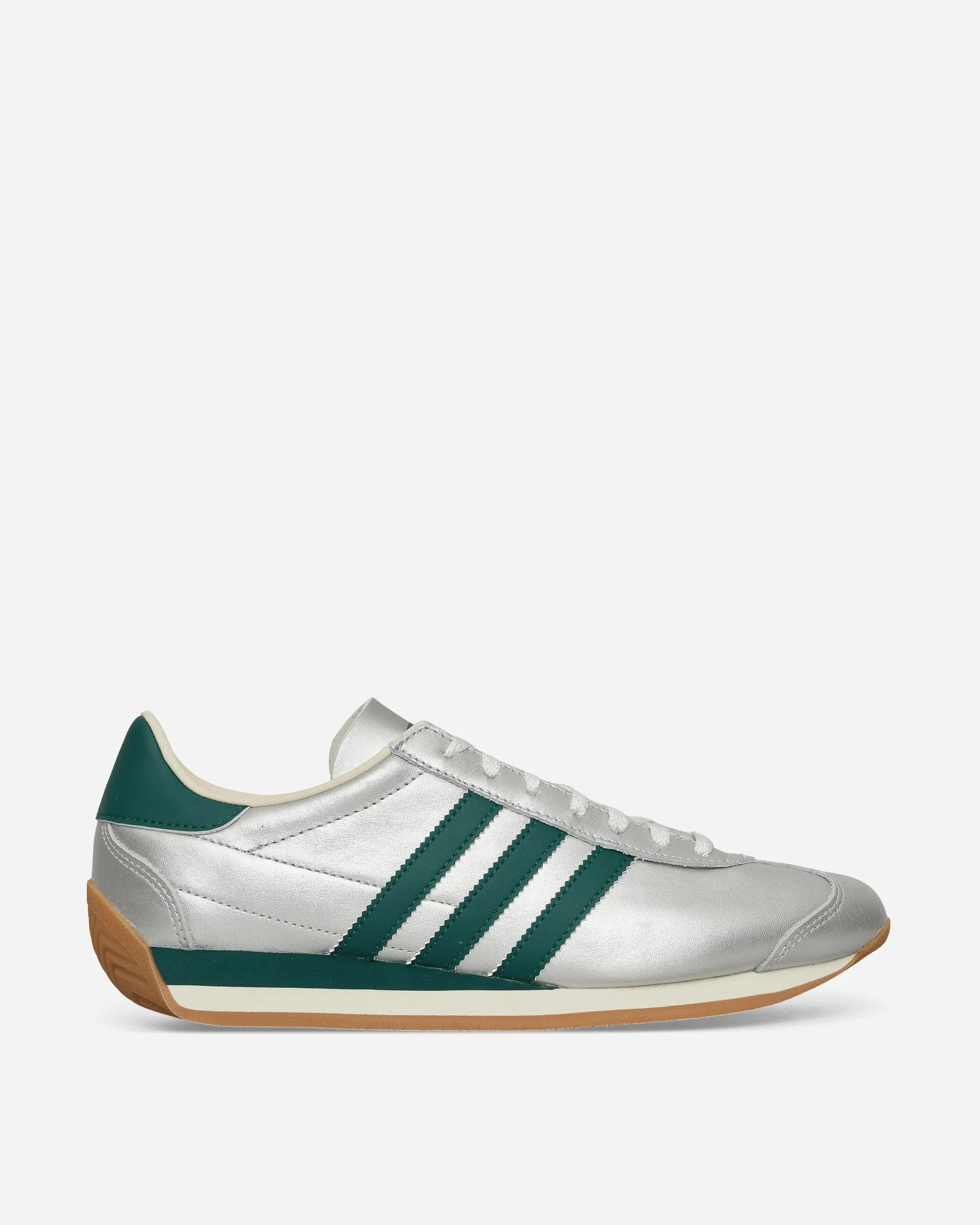 Action Ready Women's Country OG Sneakers Silver Metallic / Collegiate Green
