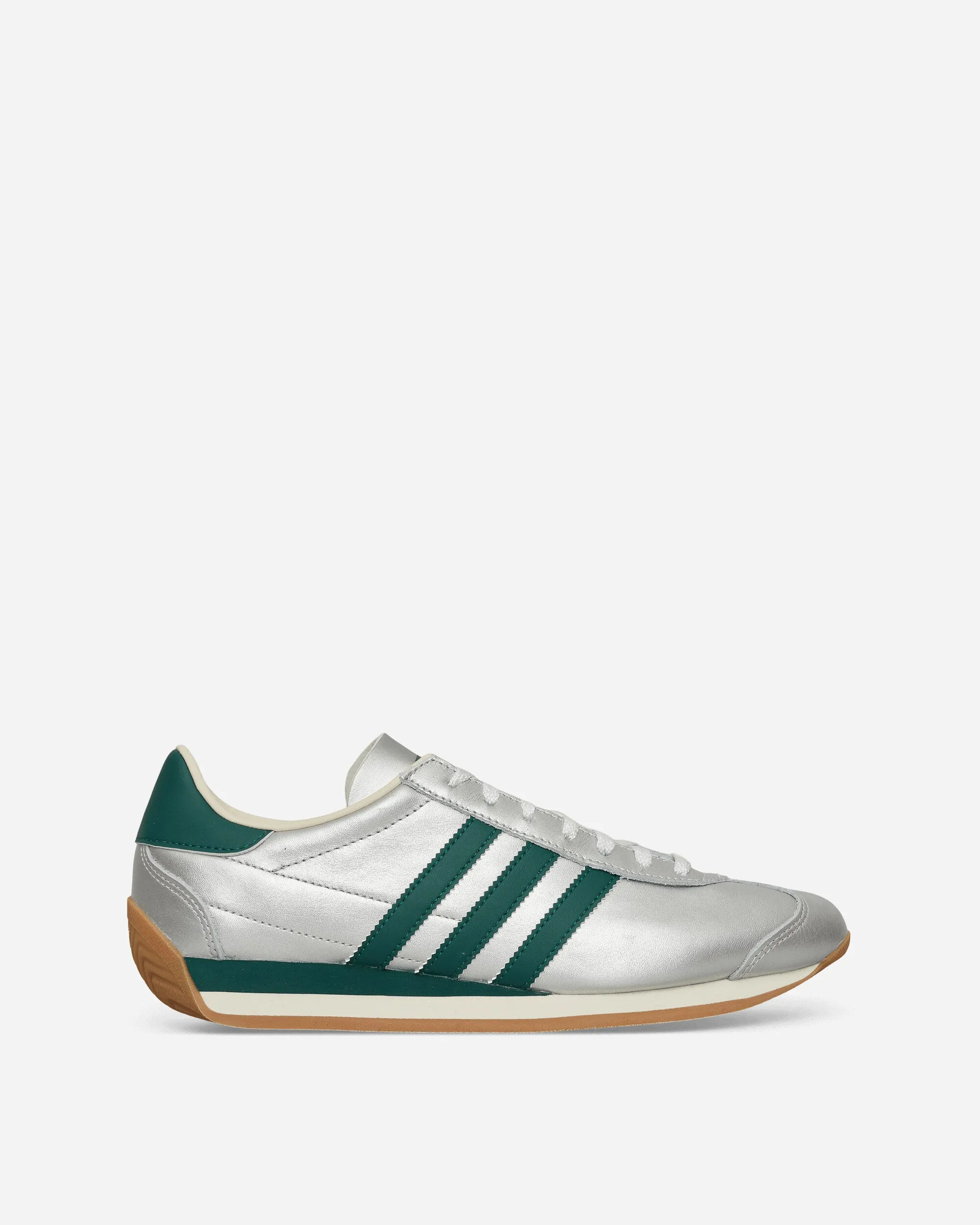 Wet Land Women's Country OG Sneakers Silver Metallic / Collegiate Green