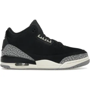 Velcro   closure Skill Step Jordan 3 Retro Off Noir