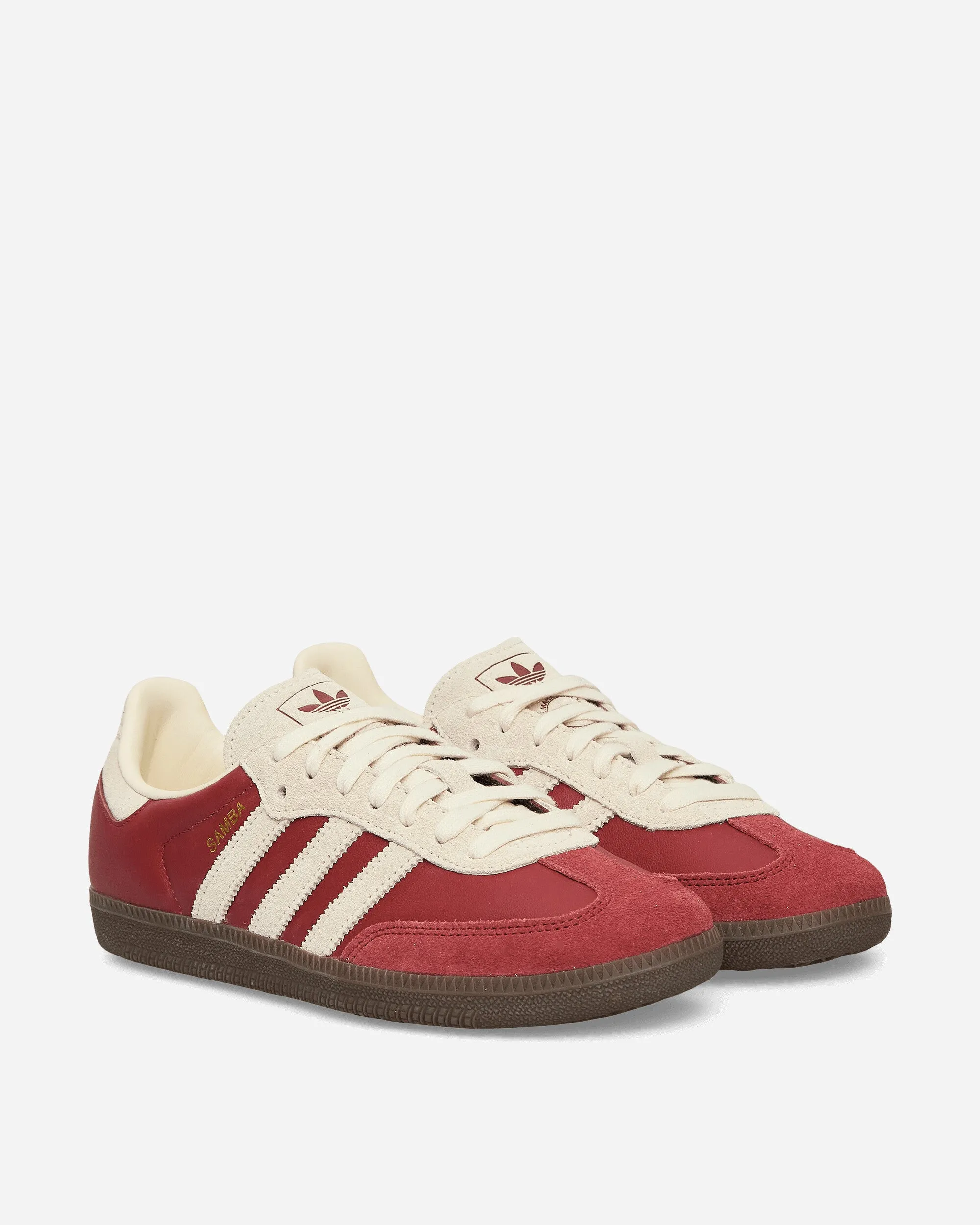 Samba OG Sneakers Preloved Ruby / Cream White Cold Tone Foot Glow