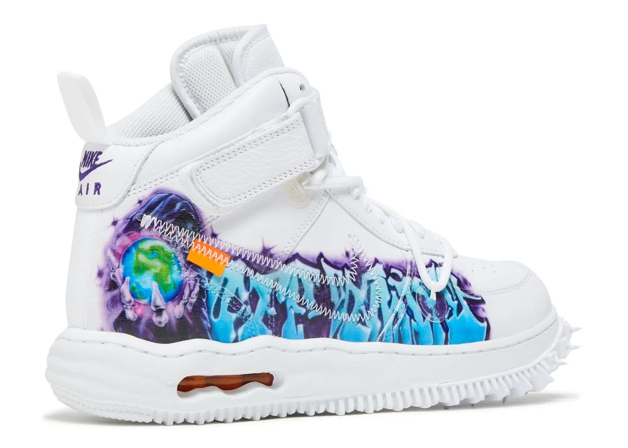 Nike Air Force 1 Mid Off-White Graffiti White Adventure Gear
