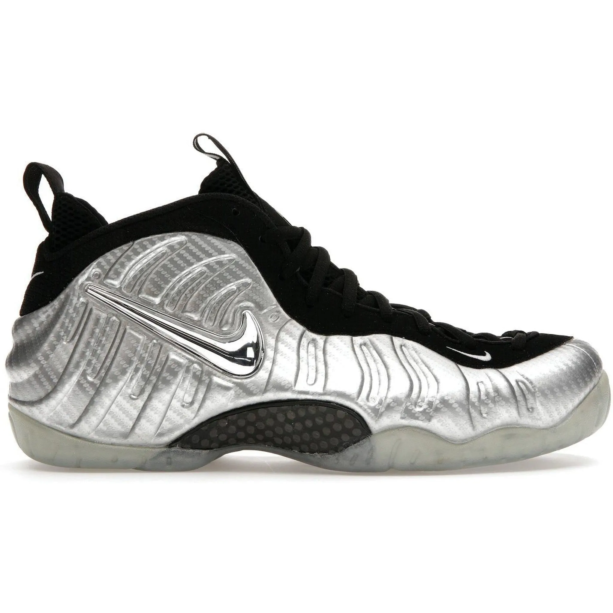 Ventilation Technology High-Grade Materials Nike Air Foamposite Pro Silver Surfer