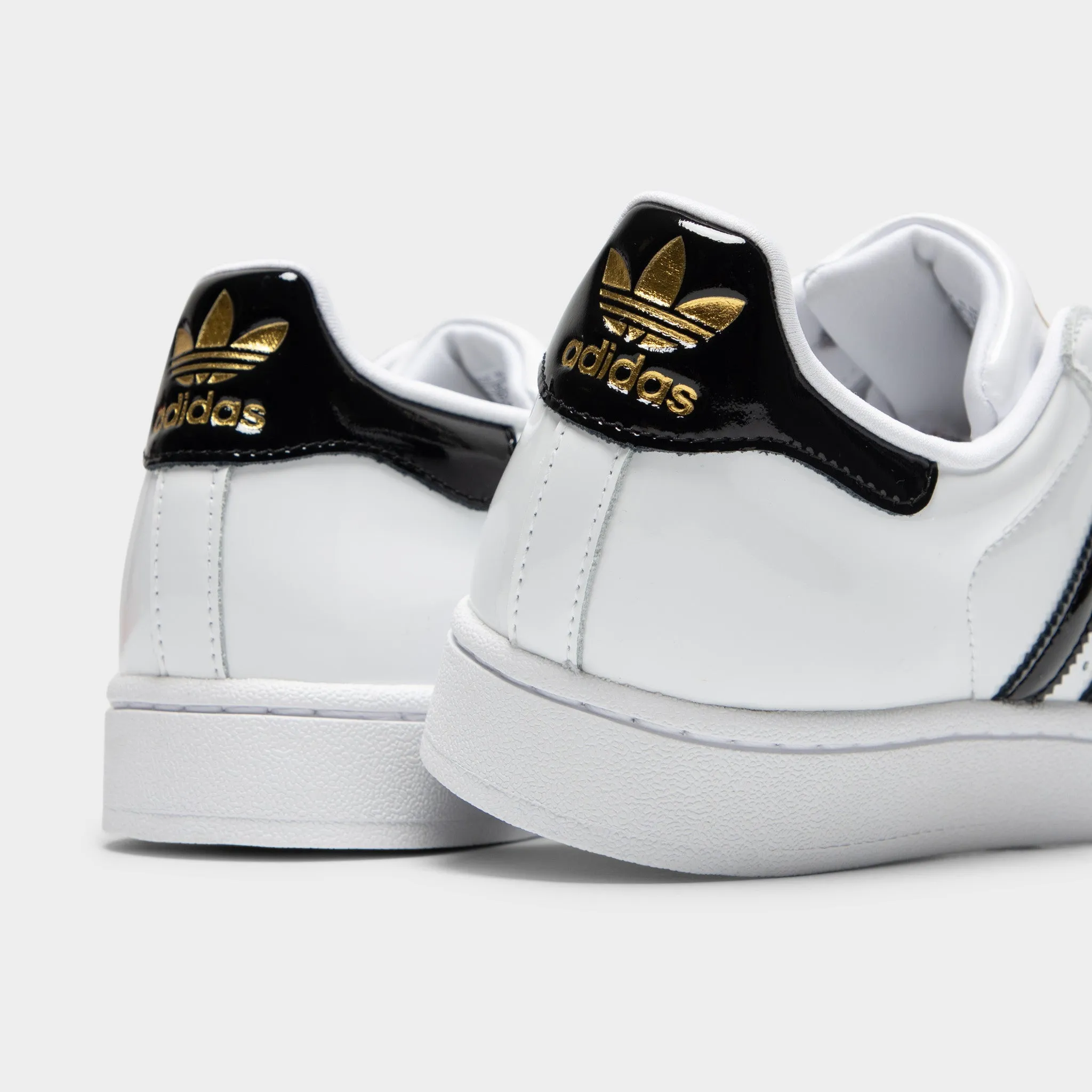 Street Ball adidas Women's Superstar II White / Core Black - Gold Metallic