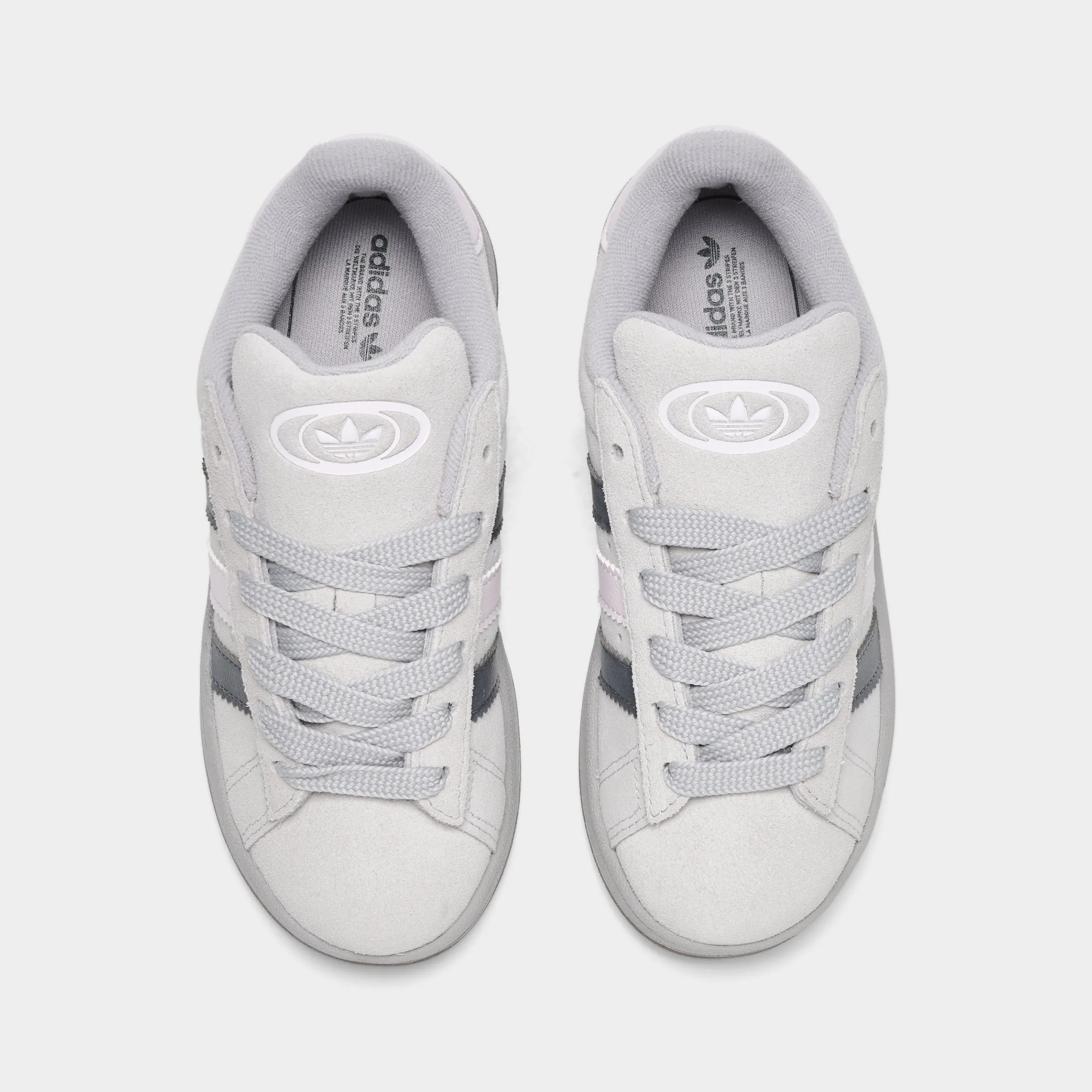 adidas Children's Campus 00s Grey Two / Grey Five - Almost Pink Anytime Go Ventilation holes