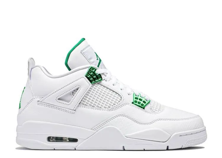 Comfortable Style Air Jordan 4 Retro Metallic Green