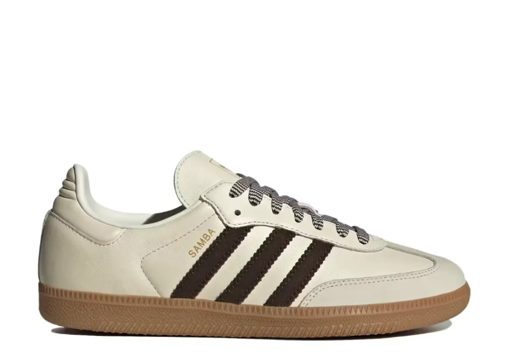 Ridge Path Carefree Day Adidas Samba OG Off White Dark Brown