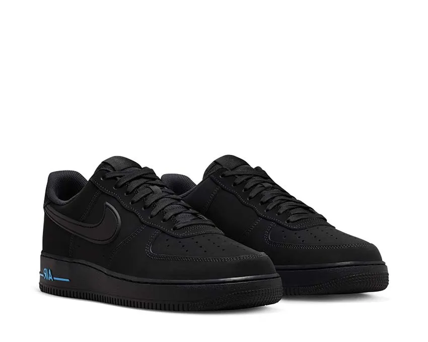 Nike Air Force 1 '07 "Black University Blue" Campus Fit Chic Footwear