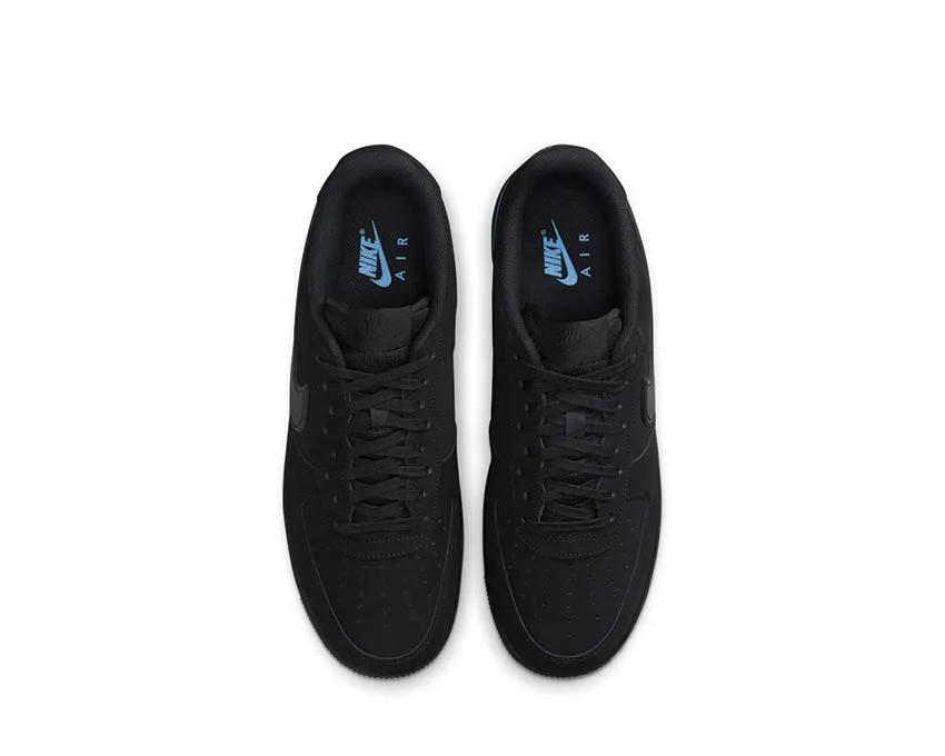 Nike Air Force 1 '07 "Black University Blue" Quick   Drying