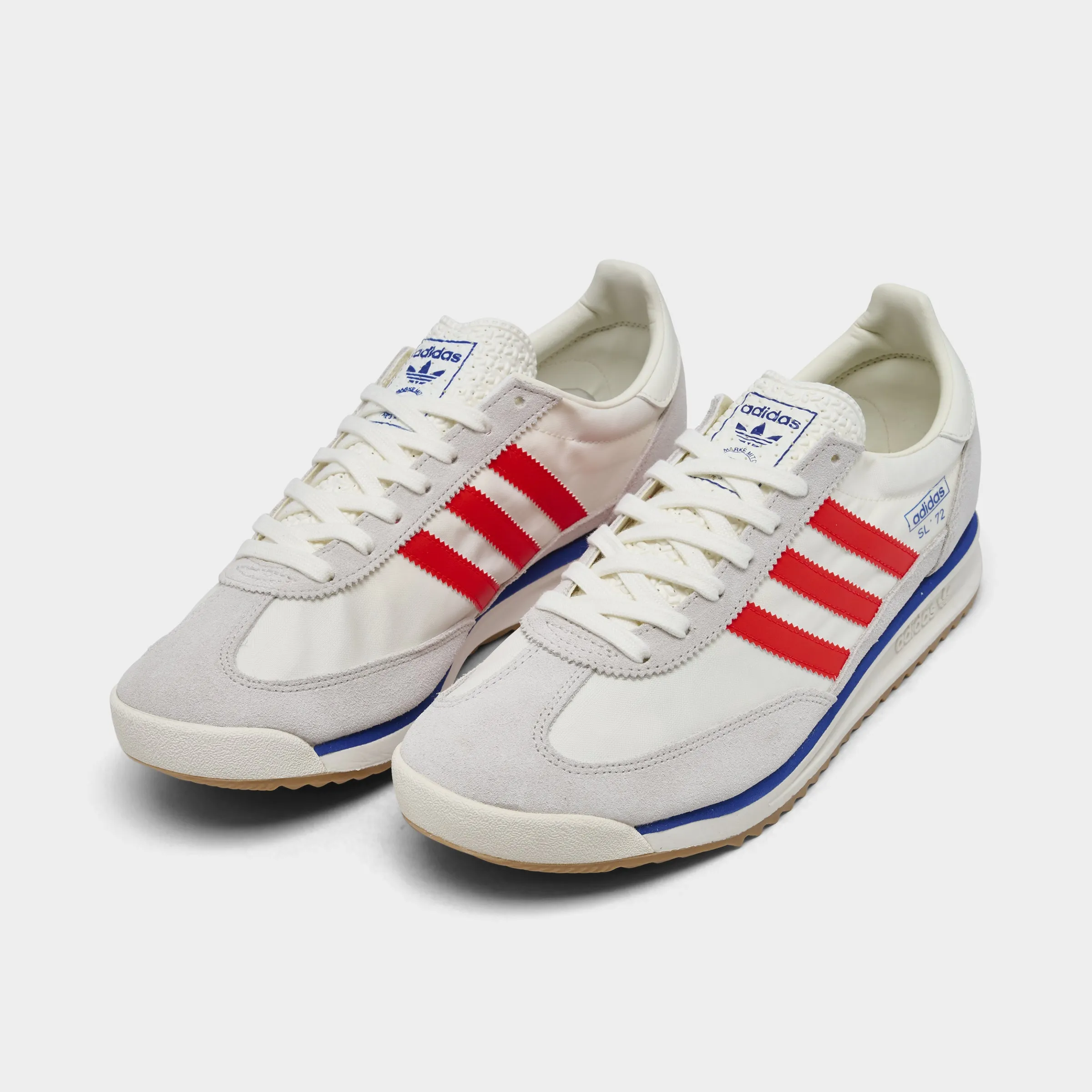 Leather Touch adidas SL 72 RS White / Red - Blue