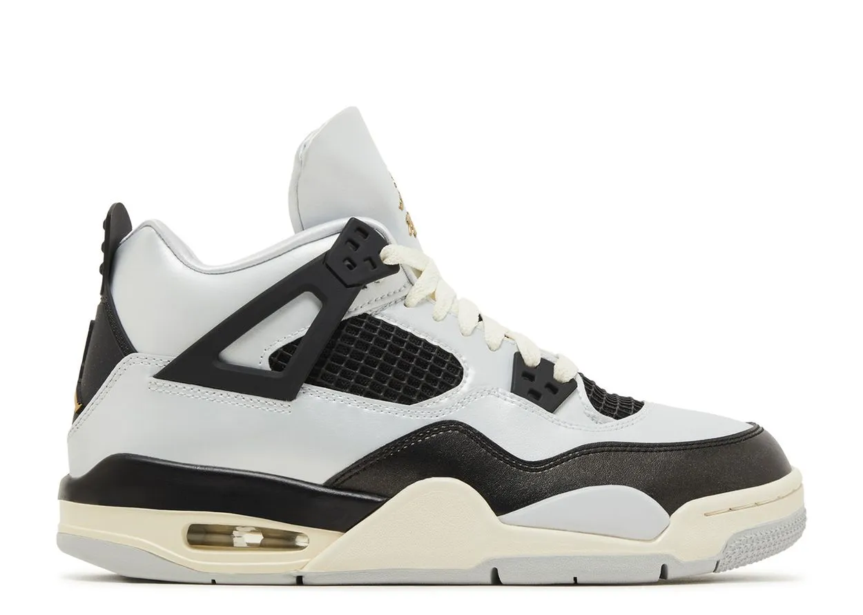 Air Jordan 4 Retro Platinum Gold Core Design